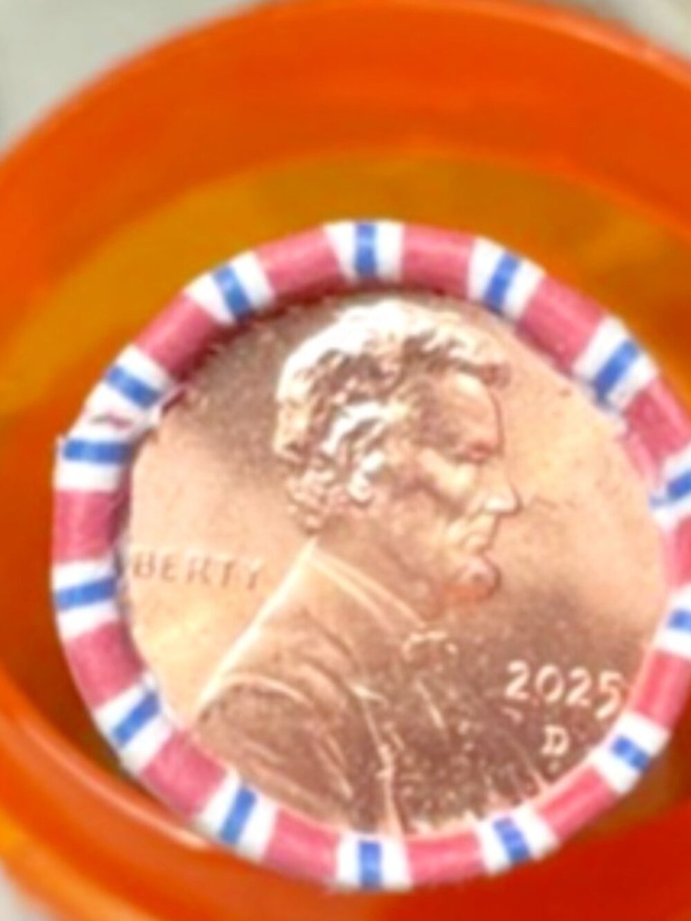 2025 D -10 Lincoln Pennies Unc. From Bank Roll -10 Coin Lot